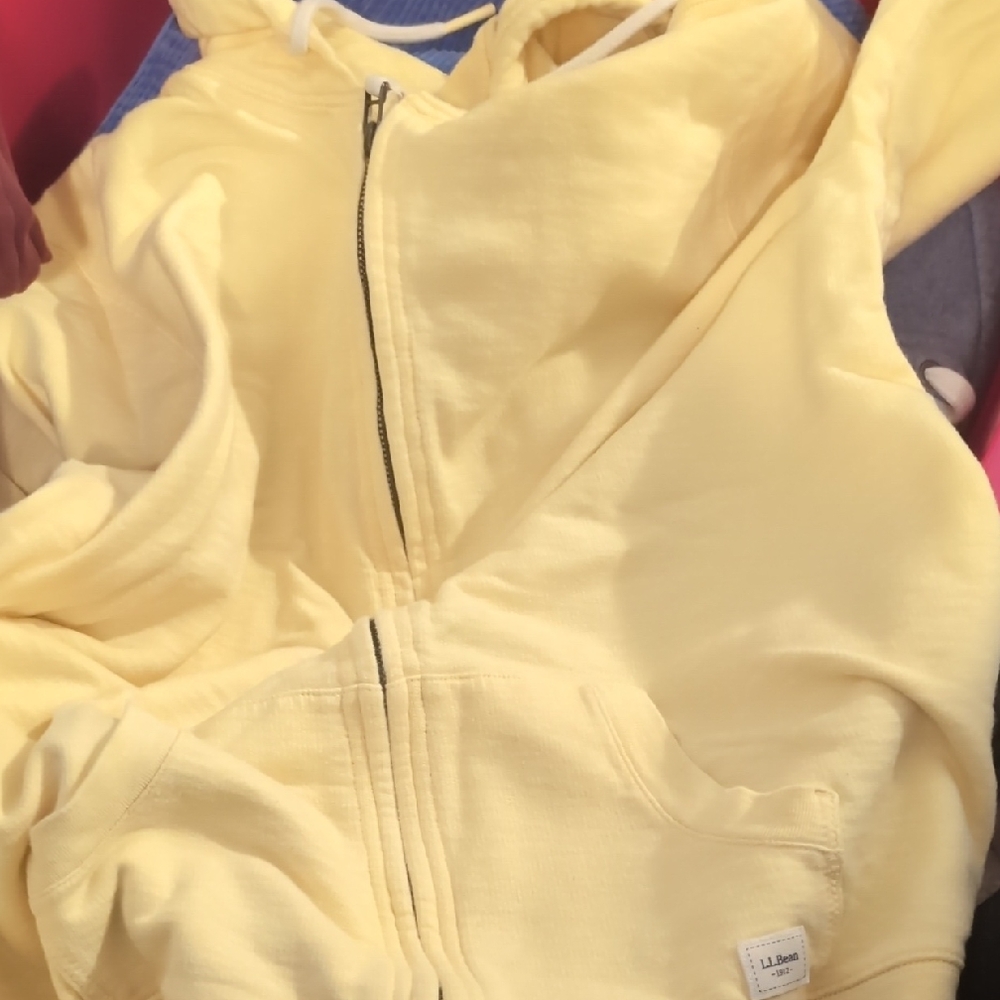 Yellow Hoodie with Front Pockets